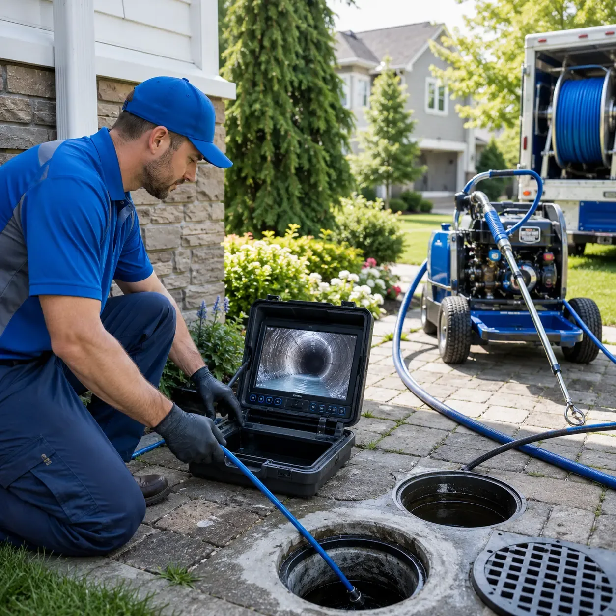 Outdoor drain cleaning professionals serving Kearny, NJ